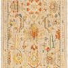 Antique Bloom Anb02 Taupe Multicolor Area Rug