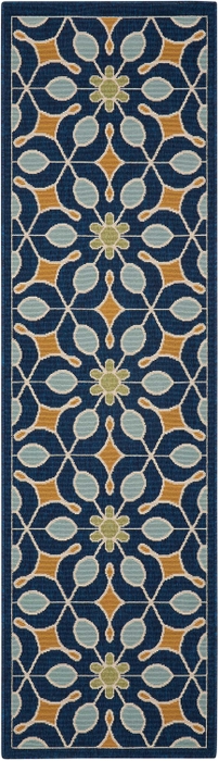 Caribbean Crb07 Navy Outdoor Rug