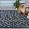 Caribbean Crb07 Navy Outdoor Rug