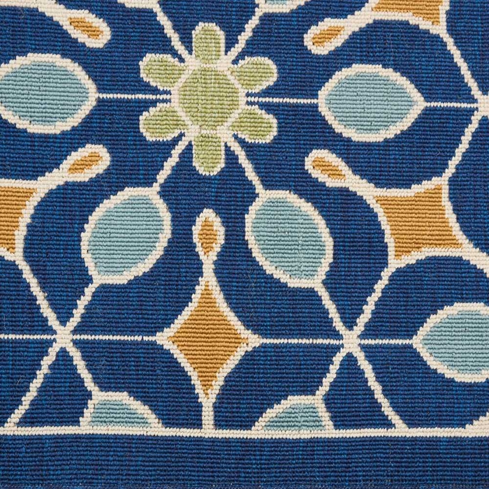 Caribbean Crb07 Navy Outdoor Rug