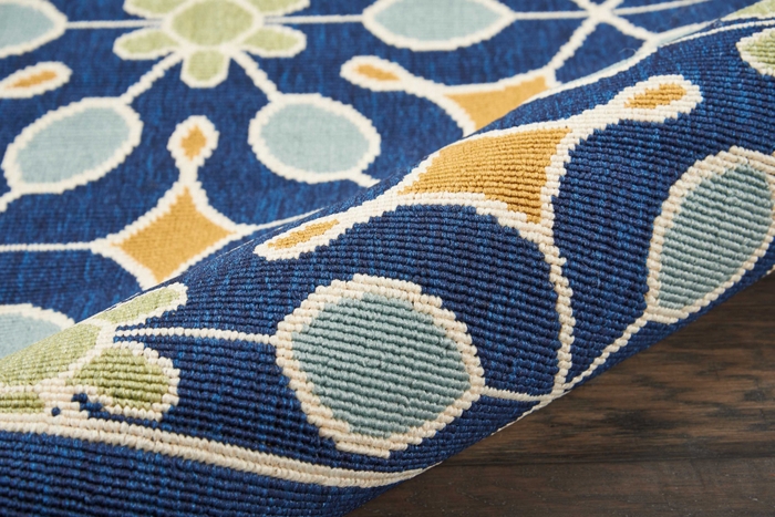 Caribbean Crb07 Navy Outdoor Rug