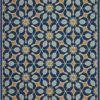 Caribbean Crb07 Navy Outdoor Rug