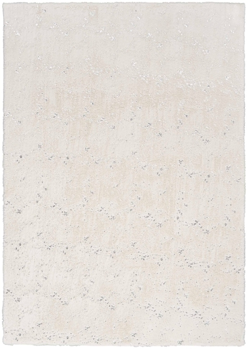 Cozy Shimmer Csh01 Ivory Silver Area Rug