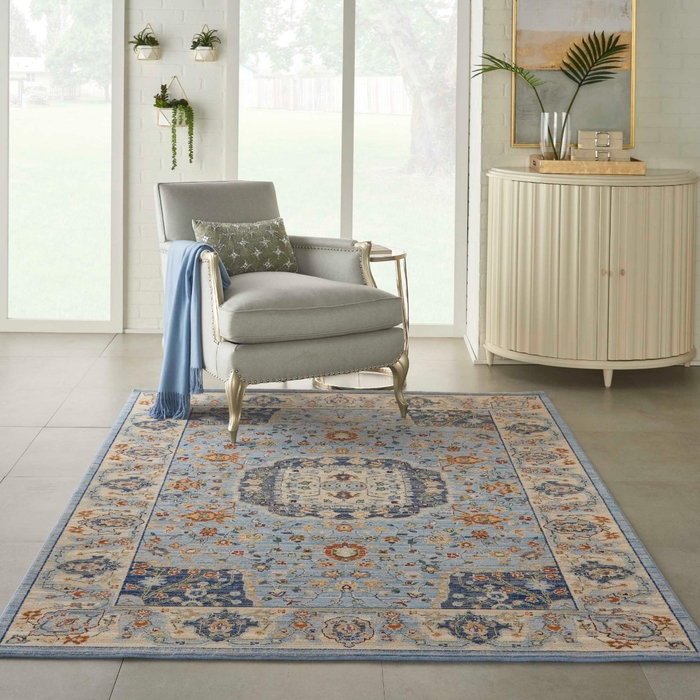 Majestic Mst03 Light Blue Rug