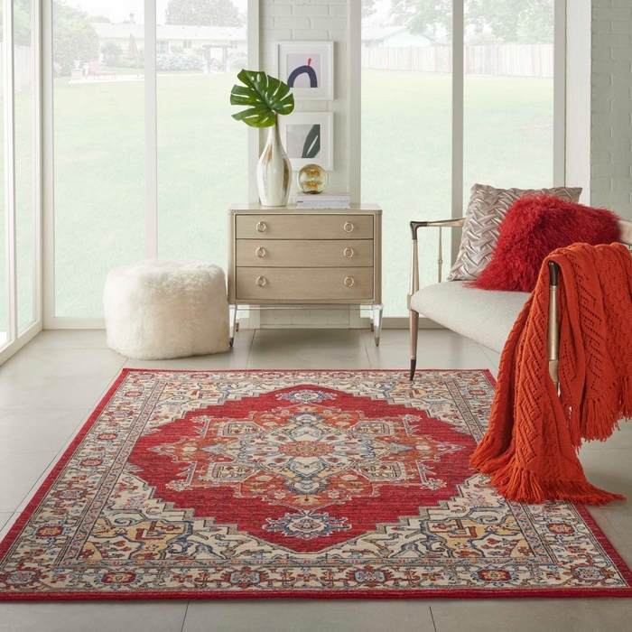 Majestic Mst05 Red Rug