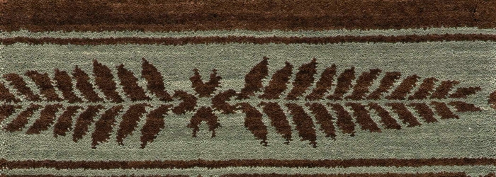 Chateau Normandy No11 Brown/Green Border