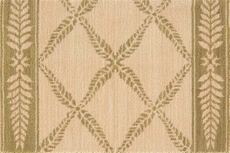 Chateau Normandy No21 Ivory Green Runner