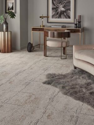 Rustic Textures Abstract Mosaic Rus06 Sandstone Broadloom