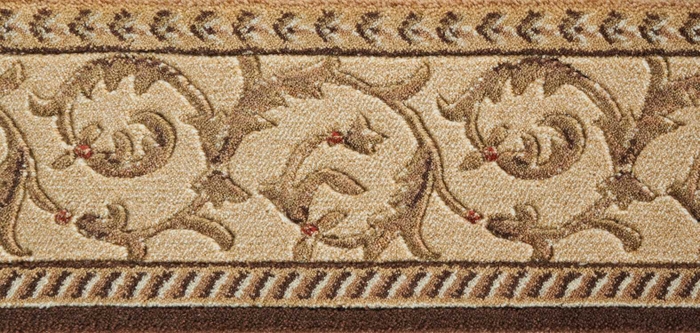Somerset Scrollwork St02 Brown Border