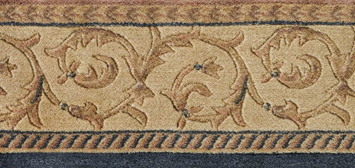 Somerset Scrollwork St02 Navy Border