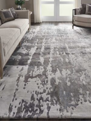 Prismatic Prs12 Silver Grey Rug