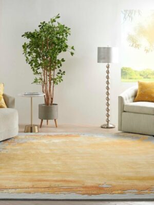 Prismatic Prs19 Grey/Gold Rug