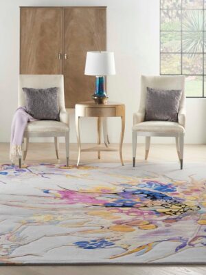 Prismatic Prs20 Grey Lilac Multi Rug