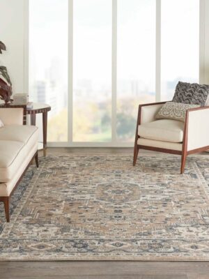 Quarry Qua05 Beige Grey Area Rug