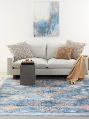 Quarry Qua14 Blue Rug