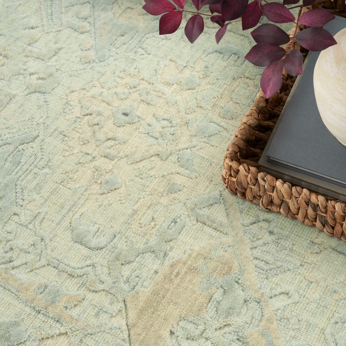Ravello Rvl04 Aqua Taupe Area Rug