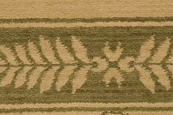 Chateau Normandy No11 Ivory Green Border