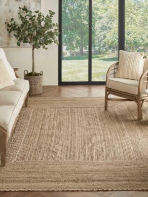 Terrazzo Jute Trj01 Natural Grey Area Rug