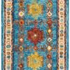Vibrant Vib09 Teal Rug