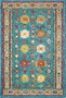Vibrant Vib09 Teal Rug